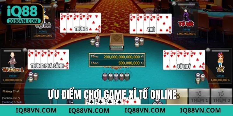 Sức hút đặc biệt chỉ có ở game xì tố online